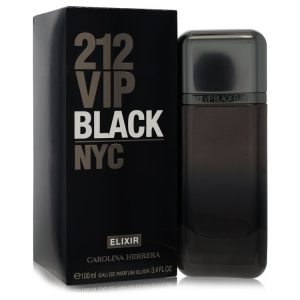 212 VIP Black Elixir by Carolina Herrera Eau De Parfum Spray 3.4 oz
