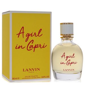 A Girl in Capri by Lanvin  Eau De Toilette Spray 3 oz
