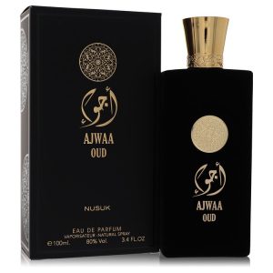 Ajwaa Oud by Nusuk Eau De Parfum Spray 3.4 oz