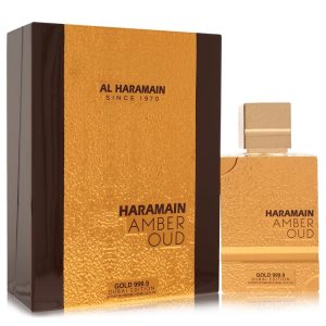Al Haramain Amber Oud Gold 999.9 Dubai Edition by Al Haramain Extrait De Parfum Spray 3.3 oz