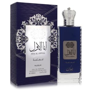 Ana Al Awwal Blue by Nusuk   Eau De Parfum Spray 3.4 oz