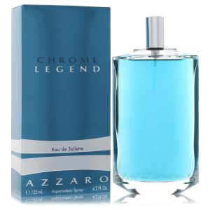 Chrome Legend by Azzaro   Eau De Toilette Spray 4.2 oz