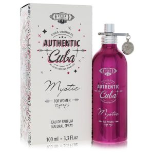 Cuba Authentic Mystic by Fragluxe  Eau De Parfum Spray 3.3 oz