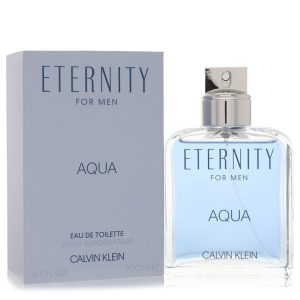 Eternity Aqua by Calvin Klein   Eau De Toilette Spray 6.7 oz