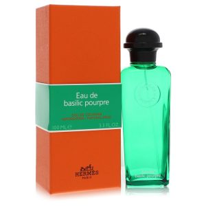 Eau De Basilic Pourpre by Hermes    Eau De Cologne Spray 3.3 oz