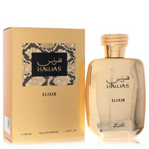 Hawas Elixir by Rasasi    Eau De Parfum Spray 3.4 oz