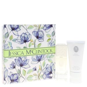 JESSICA Mc CLINTOCK by Jessica McClintock Gift Set -- 3.4 oz Eau De Parfum Spray + 5 oz Body Lotion