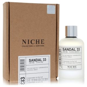 Khalis Sandal 33 Niche Collection by Khalis Eau De Parfum Spray 3.4 oz