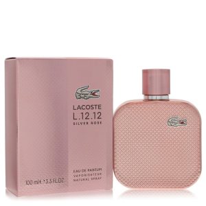 Lacoste Eau De Lacoste L.12.12 Silver Pink by Lacoste  Eau De Parfum Spray 3.3 oz