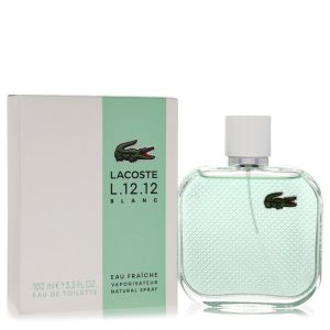 Lacoste Eau De Lacoste L.12.12 Blanc Eau Fraichie by Lacoste Eau De Toilette Spray 3.3 oz