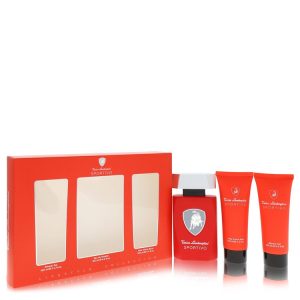 Lamborghini Sportivo by Tonino Lamborghini Gift Set -- 4.2 oz Eau De Toilette Spray + 3.4 oz Shower Gel + 3.4 oz After Shave Balm