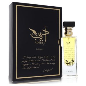 Lattafa Adeeb by Lattafa Eau De Parfum Spray 2.7 oz