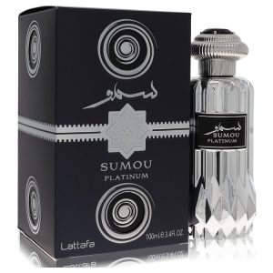 Lattafa Sumou Platinum by Lattafa Eau De Parfum Spray 3.4 oz