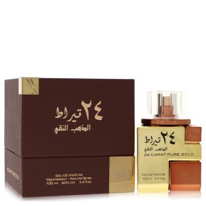 Lattafa 24 Carat Pure Gold by Lattafa    Eau De Parfum Spray 3.4 oz