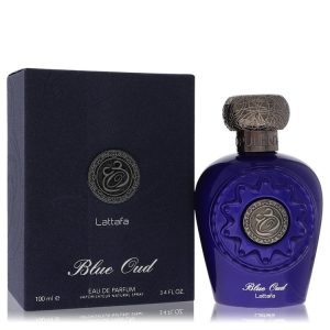 Lattafa Blue Oud by Lattafa Eau De Parfum Spray 3.4 oz