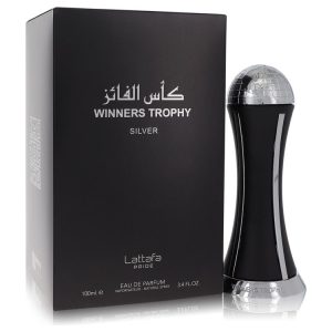 Lattafa Pride Winners Trophy Silver by Lattafa   Eau De Parfum Spray 3.4 oz