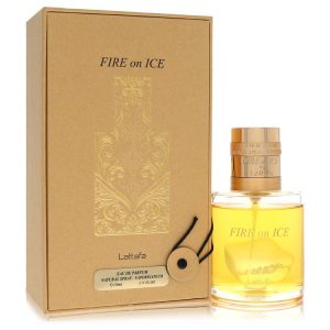 Lattafa Fire on Ice by Lattafa Eau De Parfum Spray 3.7 oz