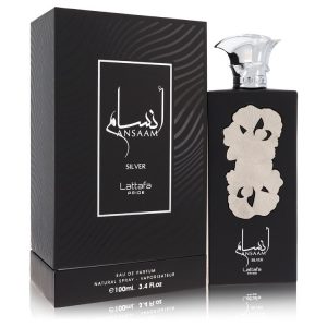 Lattafa Pride Ansaam Silver by Lattafa Eau De Parfum Spray 3.4 oz