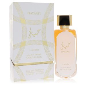 Lattafa Hayaati Gold Elixir by Lattafa Eau De Parfum Spray 3.4 oz