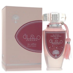 Lattafa Mohra Silky Rose by Lattafa  Eau De Parfum Spray 3.4 oz