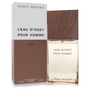 L'eau D'issey Pour Homme Vetiver by Issey Miyake   Eau De Toilette Intense Spray 3.3 oz