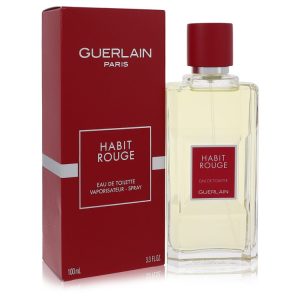 Habit Rouge by Guerlain   Cologne / Eau De Toilette Spray 3.4 oz