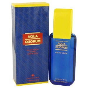 Aqua Quorum by Antonio Puig   Eau De Toilette Spray 3.4 oz