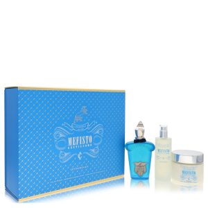 Mefisto Gentiluomo by Xerjoff Gift Set -- 3.4 oz Eau De Parfum Spray + 3.4 oz Deodorant Spray + 6.7 oz Shave and Post Shave Cream