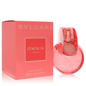 Omnia Coral by Bvlgari   Eau De Toilette Spray 3.4 oz
