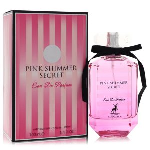 Pink Shimmer Secret by Maison Alhambra  Eau De Parfum Spray 3.4 oz