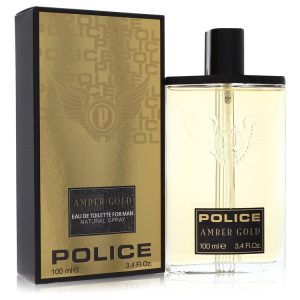 Police Amber Gold by Police Colognes Eau De Toilette Spray 3.4 oz