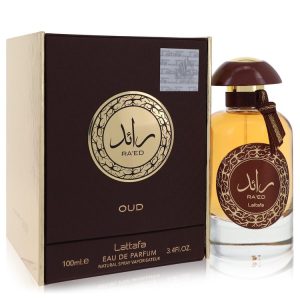 Raed Oud by Lattafa Eau De Parfum Spray 3.4 oz