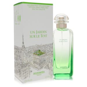 Un Jardin Sur Le Toit by Hermes  Eau De Toilette Spray 3.3 oz