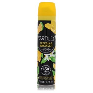 Yardley Freesia & Bergamot by Yardley London   Body Fragrance Spray 2.6 oz