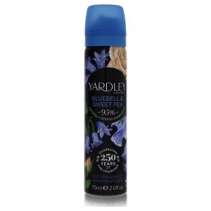 Yardley Bluebell & Sweet Pea by Yardley London   Body Fragrance Spray 2.6 oz