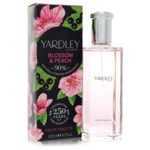 Yardley Blossom & Peach by Yardley London  Eau De Toilette Spray 4.2 oz