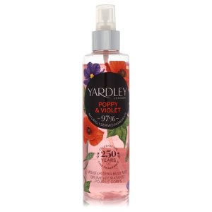 Yardley Poppy & Violet by Yardley London   Body Mist 6.8 oz