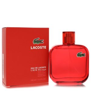 Lacoste Eau De Lacoste L.12.12 Rouge by Lacoste   Eau De Toilette Spray 3.3 oz