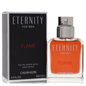 Eternity Flame by Calvin Klein   Eau De Toilette Spray 3.4 oz