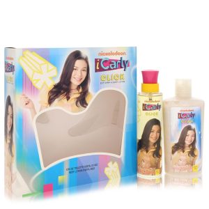 iCarly Click by Marmol & Son Gift Set -- 3.4 oz Eau De Toilette Spray + 8 oz Body Lotion