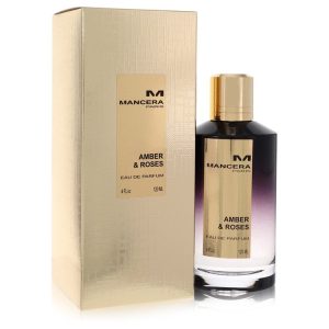 Mancera Amber & Roses by Mancera    Eau De Parfum Spray 4 oz
