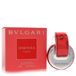 Omnia Coral by Bvlgari  Eau De Toilette Spray 1.4 oz