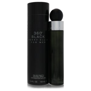 Perry Ellis 360 Black by Perry Ellis   Eau De Toilette Spray 3.4 oz