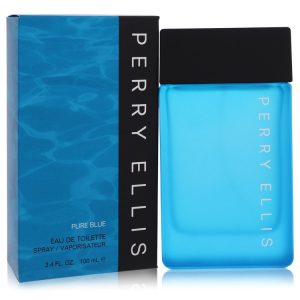 Perry Ellis Pure Blue by Perry Ellis   Eau De Toilette Spray 3.4 oz