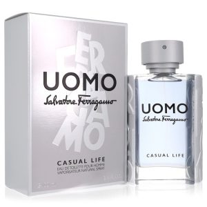 Salvatore Ferragamo Uomo Casual Life by Salvatore Ferragamo   Eau De Toilette Spray 3.4 oz