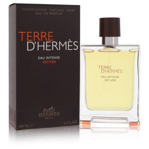 Terre D'hermes Eau Intense Vetiver by Hermes   Eau De Parfum Spray 3.3 oz
